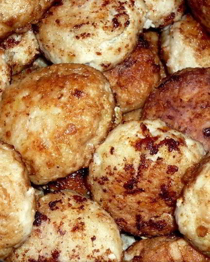 Рецепт рыбных котлет из щуки с салом