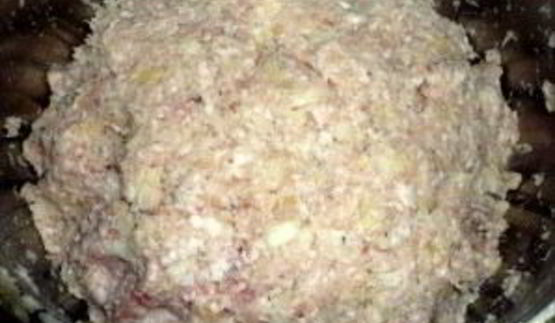 рыбные котлеты из щуки с салом