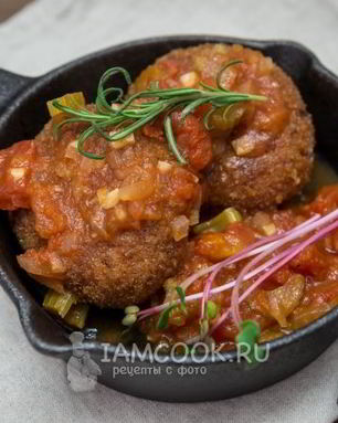 Томатная подливка для котлет с розмарином