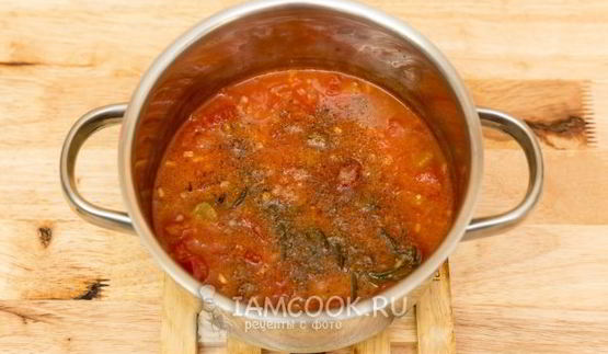 томатная подливка для котлет с розмарином