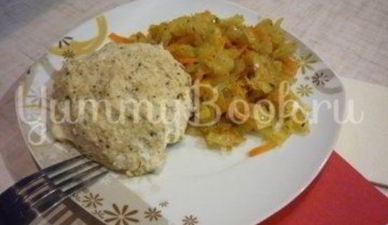 запеченные кабачково-куриные котлеты полезные