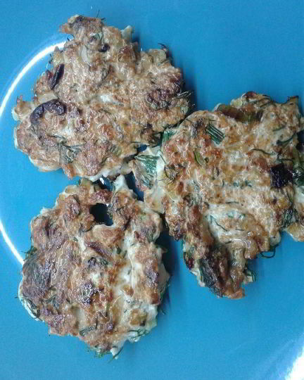 Рецепт зеленых котлет