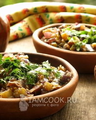Кучмачи из баклажанов