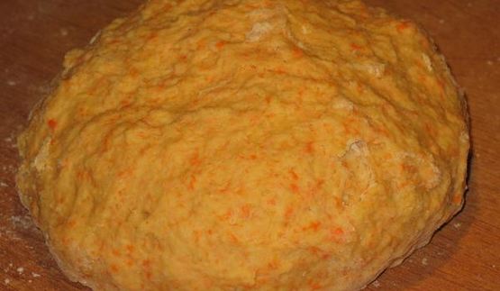 лапша домашняя морковная