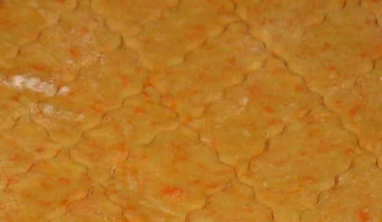 лапша домашняя морковная