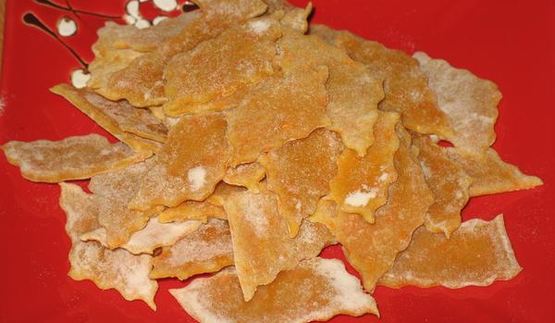 лапша домашняя морковная