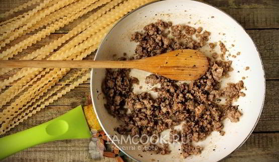 лапша с фаршем