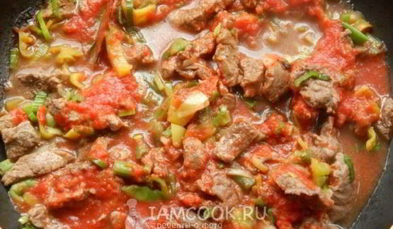 лапша с говядиной