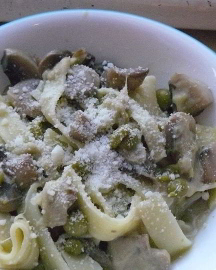 Рецепт лапши с грибами