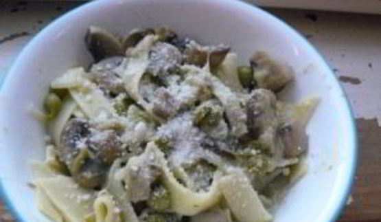 лапша с грибами