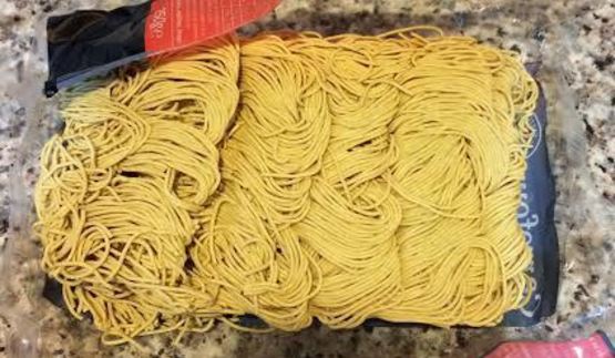 лапша с курицей и овощами