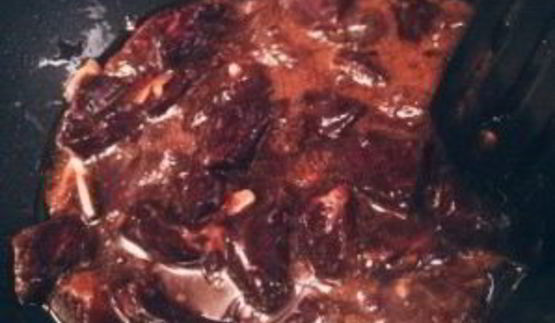 лапша со свининой в соусе терияки