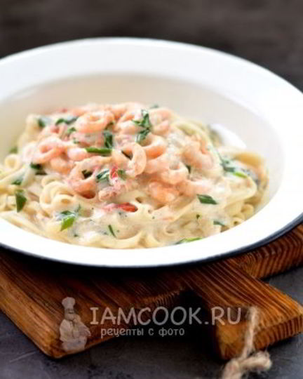 Рецепт лапши удон с креветками