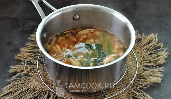 лапша удон с креветками