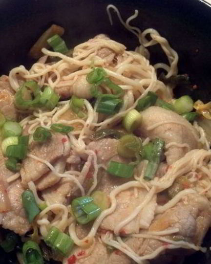 Рецепт лапши вок со свининой