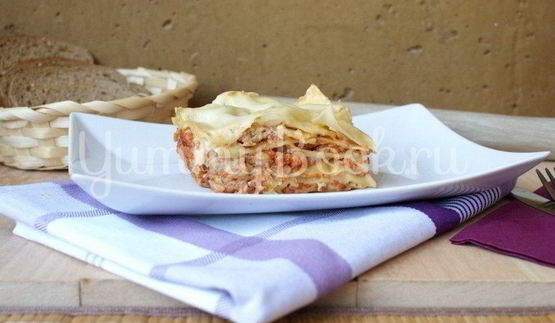 лазанья в мультиварке