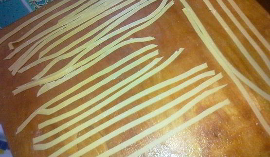 домашняя паста с домашней курицей