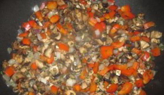 фаршированные макароны ракушки с грибами