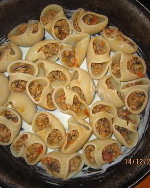 Фаршированные макароны