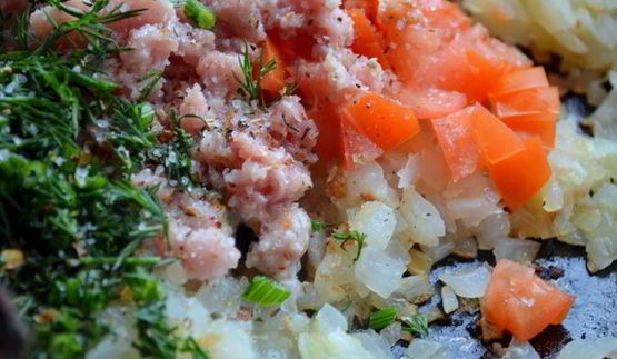 гнездышки из спагетти