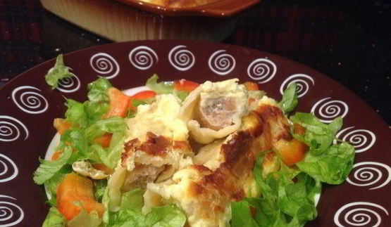 каннеллони с индейкой