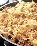 Макароны по-флотски с фаршем