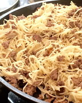 Макароны по-флотски с фаршем