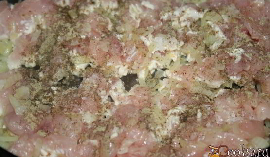 макароны по-флотски с рубленной индейкой