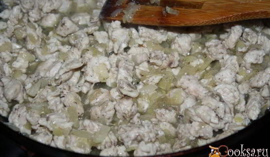 макароны по-флотски с рубленной индейкой