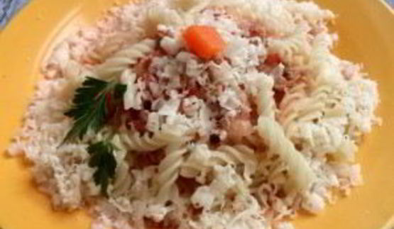 макароны с фаршем и сыром