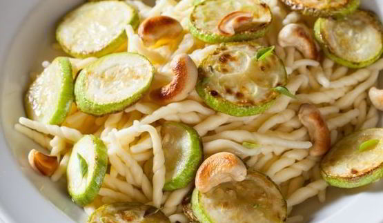 макароны с кабачками