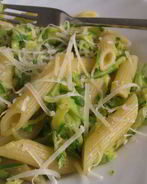 Макароны с цукини и карри