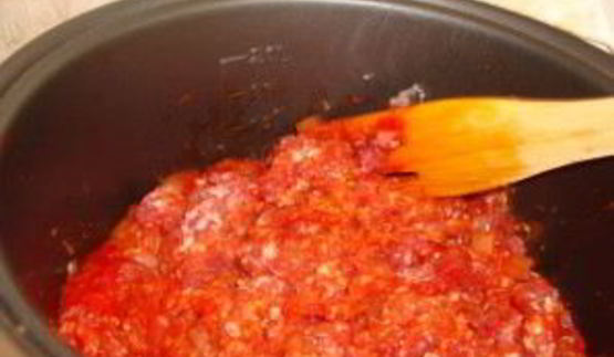 паста болоньезе в мультиварке