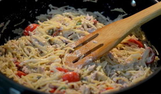 паста и тунец