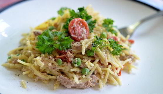 паста и тунец