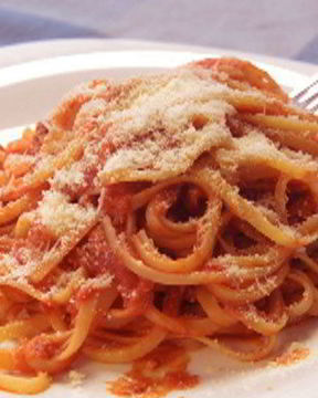 Паста с анчоусами и тунцом