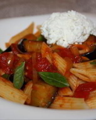 Паста с баклажанами