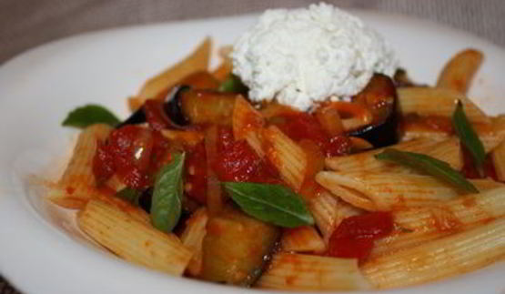 паста с баклажанами