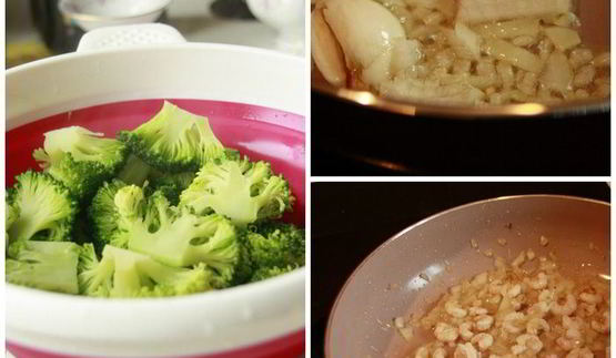 паста с брокколи и креветками