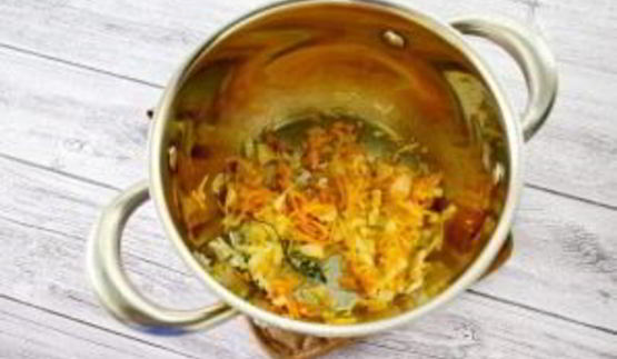 паста с чечевицей и морковью