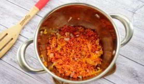 паста с чечевицей и морковью