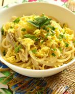 Паста с грибами и сыром