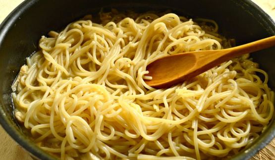 паста с грибами и сыром