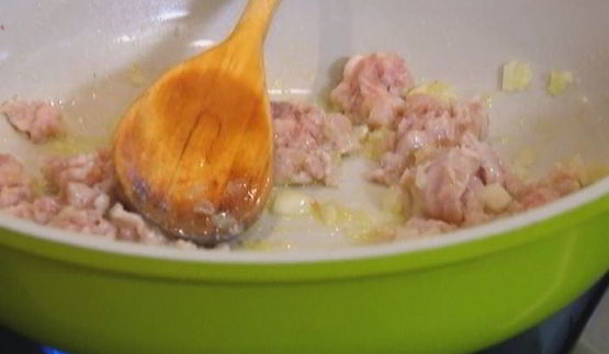 паста с колбасками и радиккио