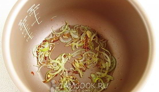 паста с куриной печенью в мультиварке