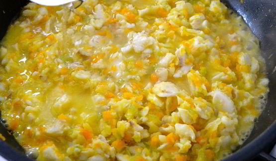 паста с рыбным соусом