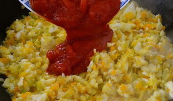 паста с рыбным соусом