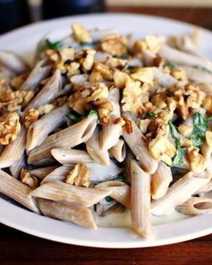 Рецепт пасты с соусом из голубого сыра