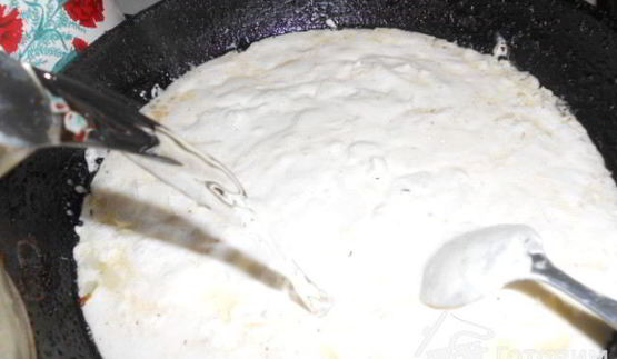 паста со сметанным соусом и брокколи