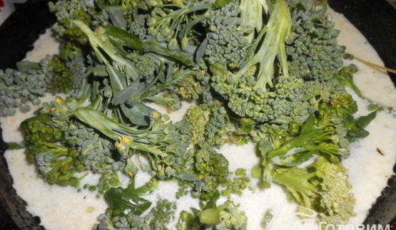 паста со сметанным соусом и брокколи